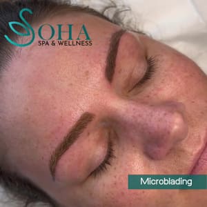 Eyebrow Tattoo result by Soha Skincare and Wellness in North Potomac, MD
