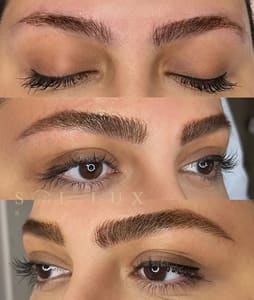 Eyebrow Tattoo result by Sol Lux Beauty in Beverly Hills, CA