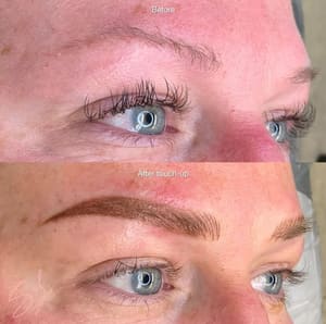 Eyebrow Tattoo result by Sol Skin in Mt Pleasant, TX