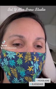Eyebrow Tattoo result by Sol Y Mar Brow Studio in West Melbourne, FL