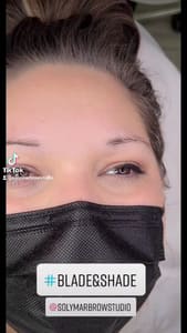 Eyebrow Tattoo result by Sol Y Mar Brow Studio in West Melbourne, FL