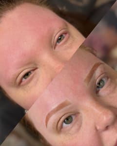 Eyebrow Tattoo result by Solace Beauty in Dayton, OH