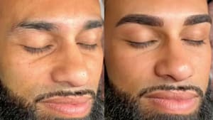 Eyebrow Tattoo result by Solange Beauty Salon & Ink – Permanent Makeup & Microblading in Torrance in Torrance, CA