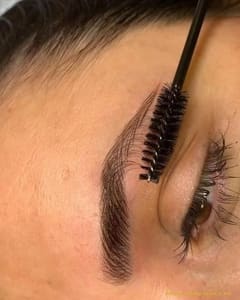 Eyebrow Tattoo result by Solange Beauty Salon & Ink – Permanent Makeup & Microblading in Torrance in Torrance, CA