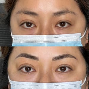 Eyebrow Tattoo result by Solashes Beauty Studio in Garland, TX