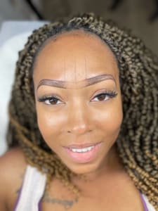Eyebrow Tattoo result by Soleil Brows and Tattoos in Whittier, CA