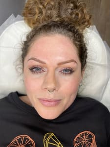 Eyebrow Tattoo result by Soleil Brows and Tattoos in Whittier, CA