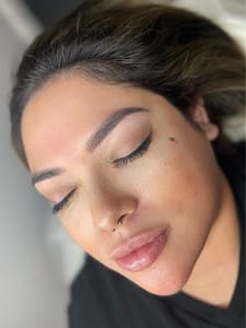 Eyebrow Tattoo result by Soleil Brows and Tattoos in Whittier, CA