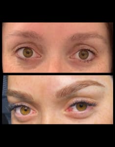 Eyebrow Tattoo result by Soleil & Luna Microblading in Stockton, CA