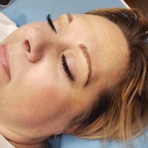 Eyebrow Tattoo result by Soothe & Sage Esthetics in Spokane, WA