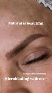 Eyebrow Tattoo result by Sophia Misaki Beauty in Tupelo, MS