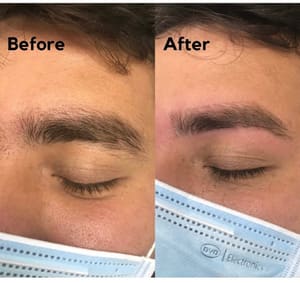 Eyebrow Tattoo result by Sophia Touran Beauty in Kirkland, WA