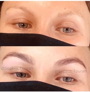 Eyebrow Tattoo result by Sophia Touran Beauty in Kirkland, WA