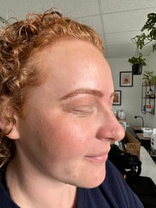 Eyebrow Tattoo result by soul + skin lounge in Vista, CA