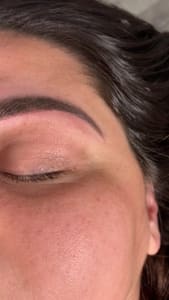 Eyebrow Tattoo result by Southern Belle Beauty Bar in New Port Richey, FL