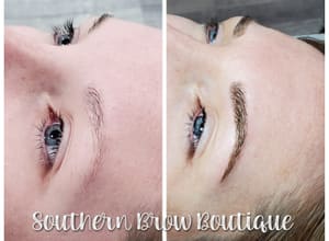 Eyebrow Tattoo result by Southern Brow Boutique LLC in Semmes, AL