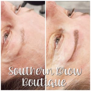 Eyebrow Tattoo result by Southern Brow Boutique LLC in Semmes, AL