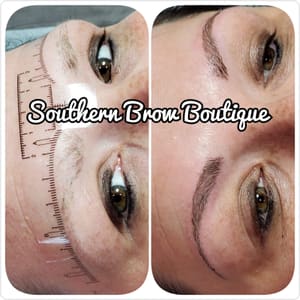 Eyebrow Tattoo result by Southern Brow Boutique LLC in Semmes, AL