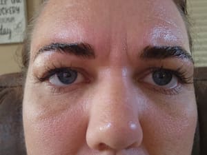 Eyebrow Tattoo result by Southern Grace Brow and Lash Bar in Graham, WA