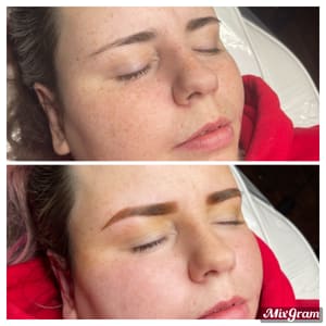 Eyebrow Tattoo result by Southern Grace Brow and Lash Bar in Graham, WA