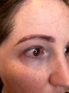 Eyebrow Tattoo result by Southern Sugar & Brow in Leander, TX