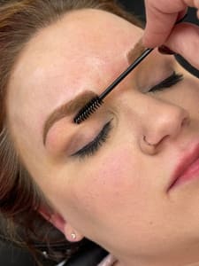 Eyebrow Tattoo result by Southern Symmetry Studio in Decatur, AL