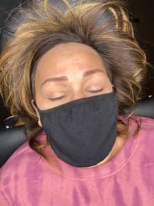 Eyebrow Tattoo result by Southern Symmetry Studio in Decatur, AL