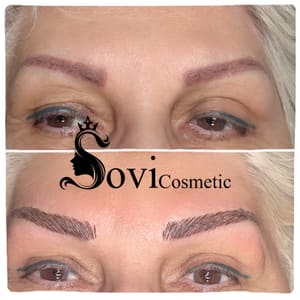 Eyebrow Tattoo result by SOVI Cosmetic in Encino, CA
