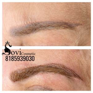 Eyebrow Tattoo result by SOVI Cosmetic in Encino, CA