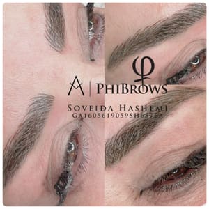 Eyebrow Tattoo result by SOVI Cosmetic in Encino, CA
