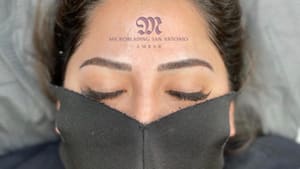 Eyebrow Tattoo result by Soy Ambar Studio in San Antonio, TX
