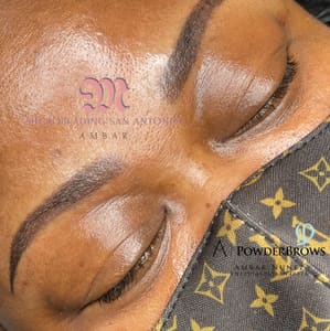 Eyebrow Tattoo result by Soy Ambar Studio in San Antonio, TX