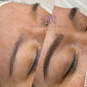 Eyebrow Tattoo result by Soy Ambar Studio in San Antonio, TX