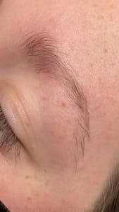 Eyebrow Tattoo result by Soy Ambar Studio in San Antonio, TX