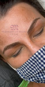 Eyebrow Tattoo result by Soy Ambar Studio in San Antonio, TX