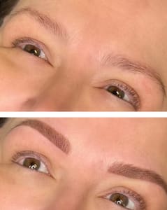 Eyebrow Tattoo result by Spa+Co in Gainesville, TX