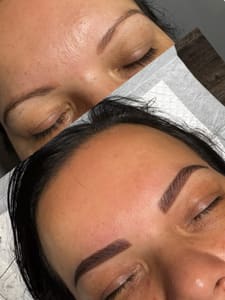 Eyebrow Tattoo result by Sparkle By Irene in Zion, IL