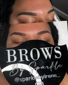 Eyebrow Tattoo result by Sparkle By Irene in Zion, IL