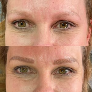 Eyebrow Tattoo result by Spray Tans, Brows and Permanent Make up By Calli in Payson, AZ