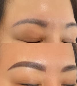 Eyebrow Tattoo result by Star by Name Skin & Beauty in Carrollton, TX