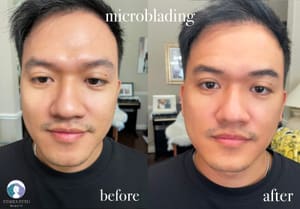 Eyebrow Tattoo result by Stardusted Beauty in Katy, TX