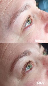 Eyebrow Tattoo result by Starr Esthetics in Broken Arrow, OK
