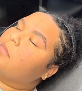 Eyebrow Tattoo result by Starrbrowz and Lash Studio in Parma, OH