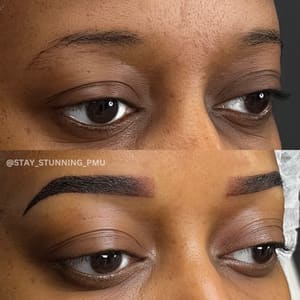Eyebrow Tattoo result by Stay Stunning Permanent Makeup & Microblading in Clayton, NC