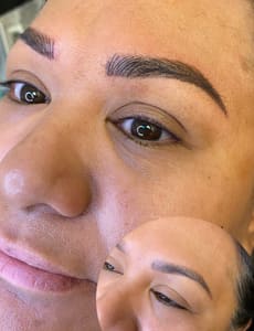Eyebrow Tattoo result by Stellar, a PMU Studio in Brentwood, CA