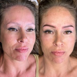Eyebrow Tattoo result by Stephanie Picazo Artistry in Seattle, WA