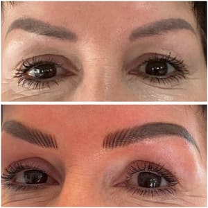 Eyebrow Tattoo result by Sterling INK Permanent Cosmetics in El Cajon, CA