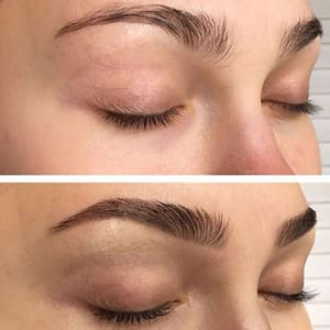 Eyebrow Tattoo result by Stria Camouflage Studio in Costa Mesa, CA
