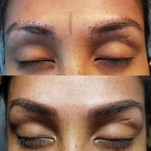 Eyebrow Tattoo result by Stroke of Art - Permanent Cosmetics in Fresno, CA