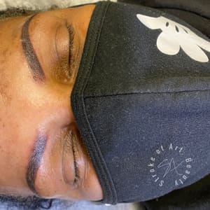 Eyebrow Tattoo result by Stroke of Art - Permanent Cosmetics in Fresno, CA